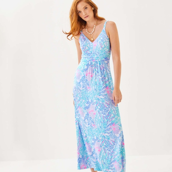 Lilly Pulitzer Dresses & Skirts - NWOT LILLY PULITZER Blake Maxi Dress Multi Via Del Mar
